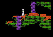 Below the Root for Apple II - Be careful not to fall when high up in the trees!