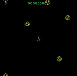 Astro-Dodge for IBM PC/Compatibles - Game start.