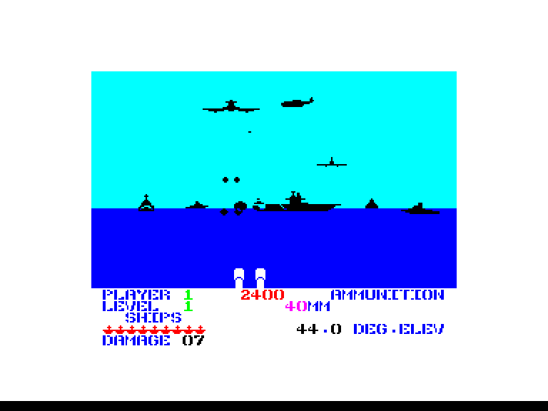 Beach-Head Enterprise Screenshot: More planes attack.
