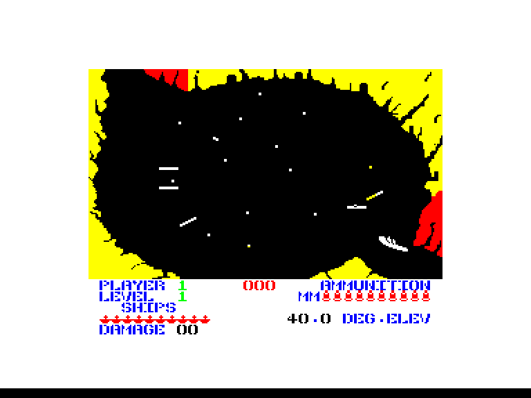 Beach-Head Enterprise Screenshot: Avoid the mines and missiles!