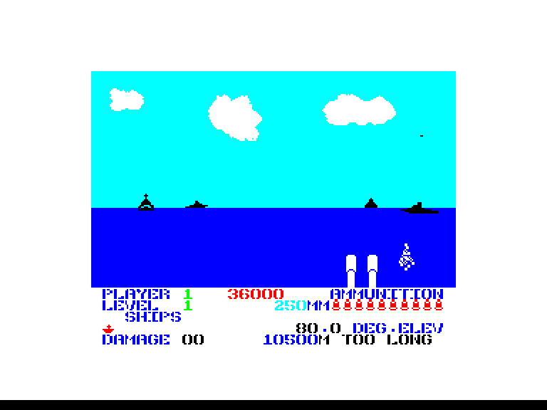 Beach-Head Enterprise Screenshot: That shot was too long...