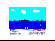 Beach-Head for Enterprise - Attempting to bomb ships...my shot was too short!
