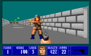 Wolfenstein 3D for IBM PC/Compatibles - Quick, fire before you get shot!