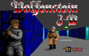 Wolfenstein 3D for IBM PC/Compatibles - Title screen.