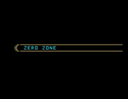 Zero Zone for TI-99/4A - Title screen.