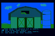Dragon's Keep for Atari 8-bit - I wonder what's in the barn?