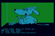 Dragon's Keep for Atari 8-bit - I found a dog! I should help him...