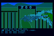 Dragon's Keep for Atari 8-bit - Entering the zoo...