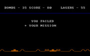 Attack for IBM PC/Compatibles - Game over.