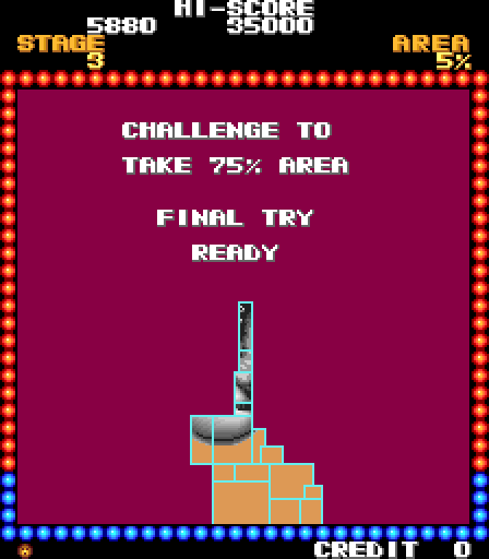 Perestroika Girls Arcade Screenshot: Stage 3, my last try...