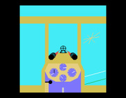 Spad XIII for TI-99/4A - Firing at an opponent,...and missed!