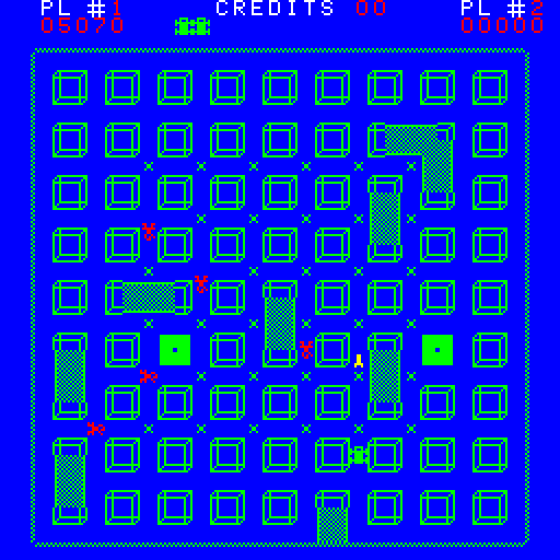 Spectar Arcade Screenshot: Gameplay on round three.