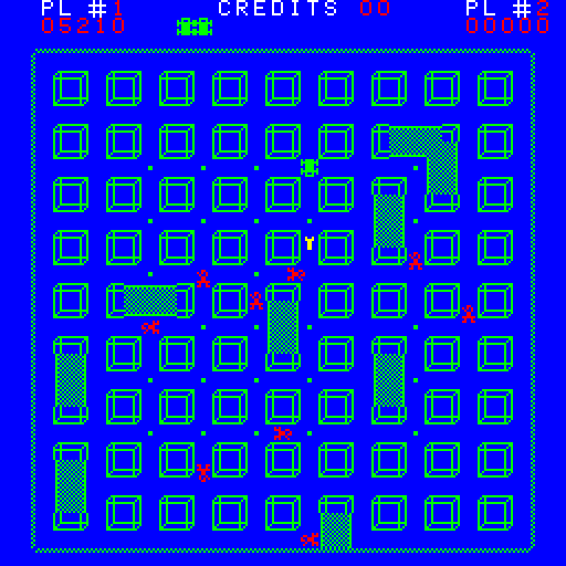 Spectar Arcade Screenshot: Each level has a different shape...