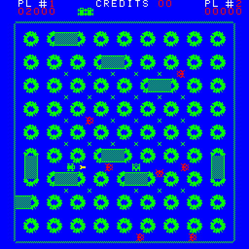 Spectar Arcade Screenshot: Start of round two.