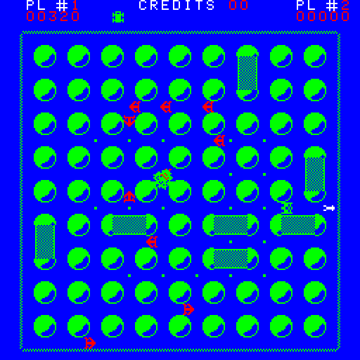 Spectar Arcade Screenshot: Crash! I hit an opponent.