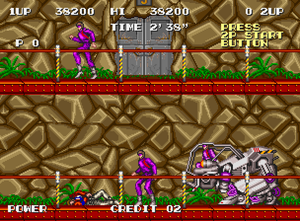 S.P.Y. Special Project Y Arcade Screenshot: We have a spy down!
