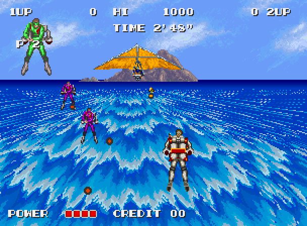 S.P.Y. Special Project Y Arcade Screenshot: Game start.