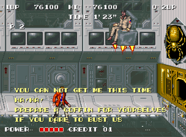 S.P.Y. Special Project Y Arcade Screenshot: You can not get me this time!