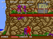 S.P.Y. Special Project Y for Arcade - Next stage start; an enemy has got me already!