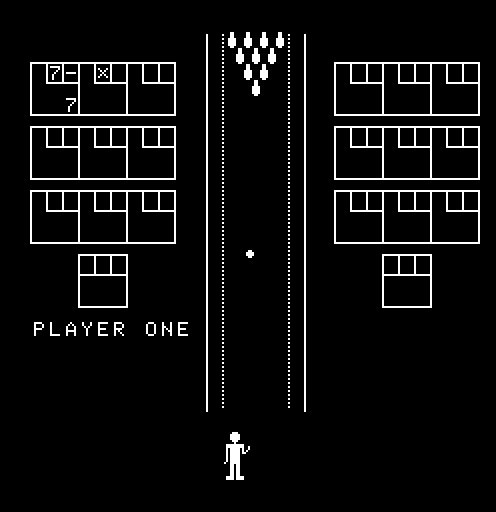 Robot Bowl Arcade Screenshot: Bowling again...