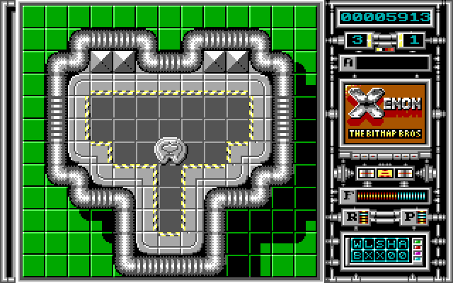 Xenon IBM PC/Compatibles Screenshot: Start of the second level.