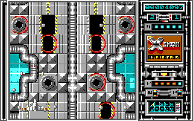 Xenon IBM PC/Compatibles Screenshot: Enemies pop up everywhere here...