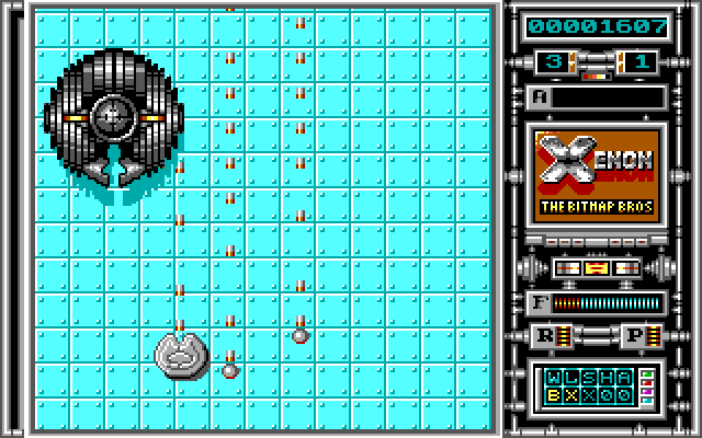 Xenon IBM PC/Compatibles Screenshot: Here comes a large boss!