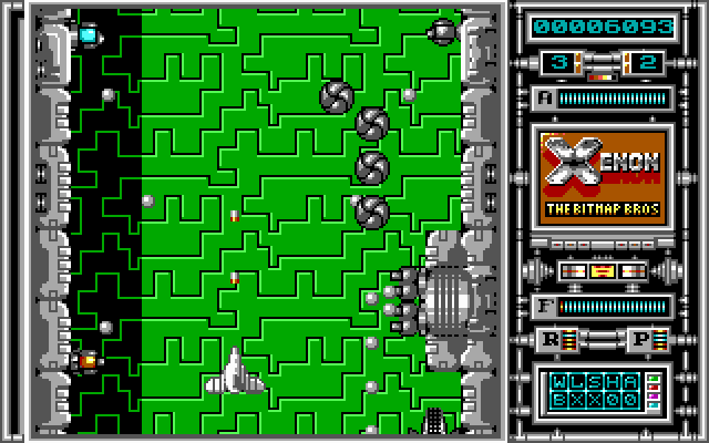 Xenon IBM PC/Compatibles Screenshot: In this area you can only use the plane form.