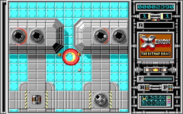 Xenon IBM PC/Compatibles Screenshot: Destroyed in the crossfire!