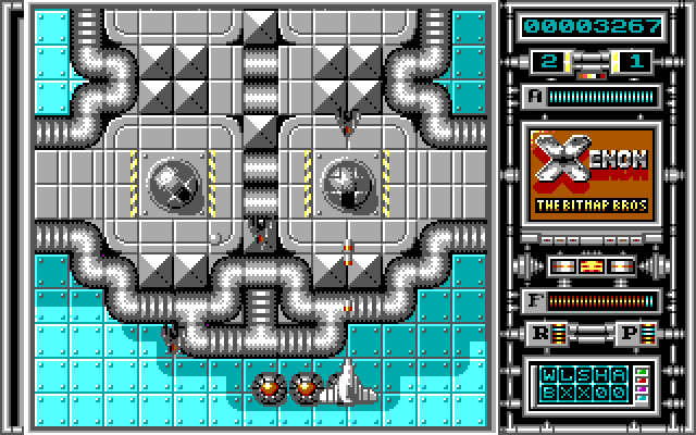 Xenon IBM PC/Compatibles Screenshot: Flying is the only way through this area...