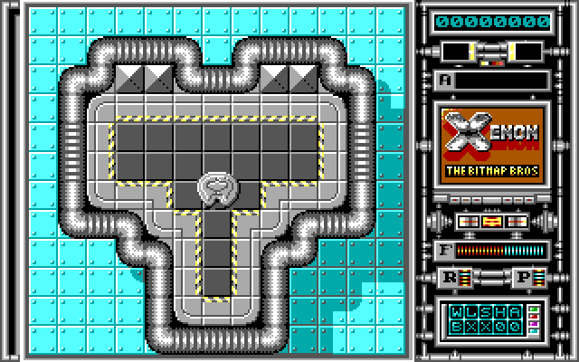 Xenon IBM PC/Compatibles Screenshot: Game start.