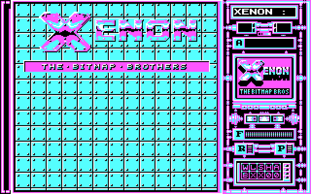 Xenon IBM PC/Compatibles Screenshot: Title screen.