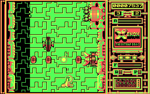 Xenon IBM PC/Compatibles Screenshot: Incoming enemies, time to start blasting!