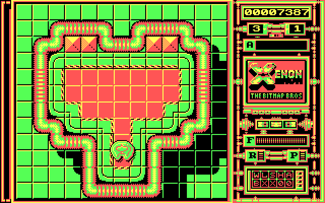 Xenon IBM PC/Compatibles Screenshot: Start of the second level.