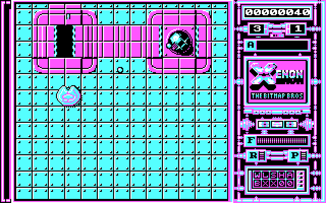 Xenon IBM PC/Compatibles Screenshot: Game start.