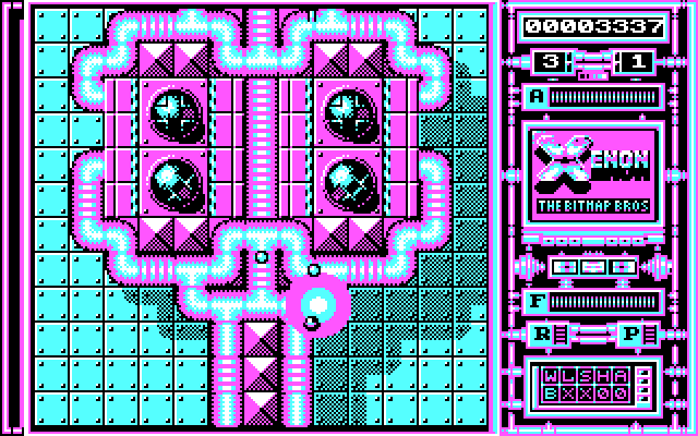 Xenon IBM PC/Compatibles Screenshot: I've been hit!