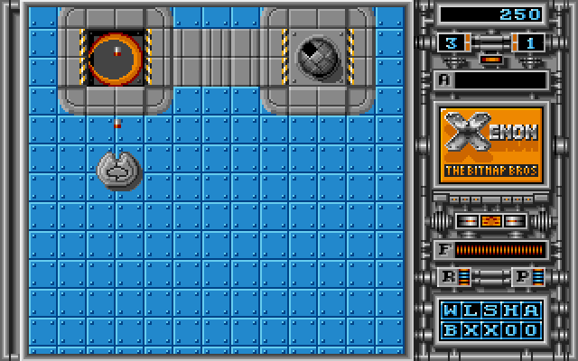 Xenon Amiga Screenshot: Blasting some opponents...