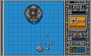 Xenon for Amiga - One of the large enemies approaches!