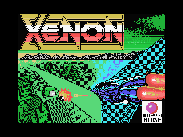 Xenon MSX Screenshot: Loading screen.