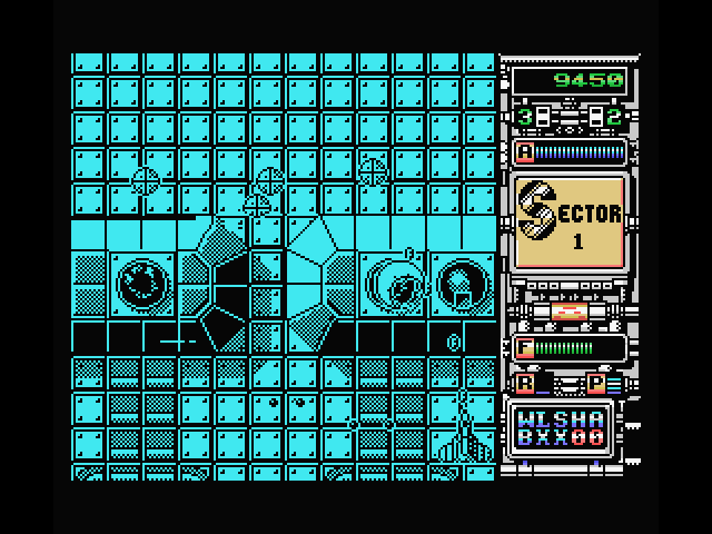 Xenon MSX Screenshot: Several targets destroyed, more are in the way still!