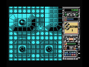 Xenon for MSX - Game start.