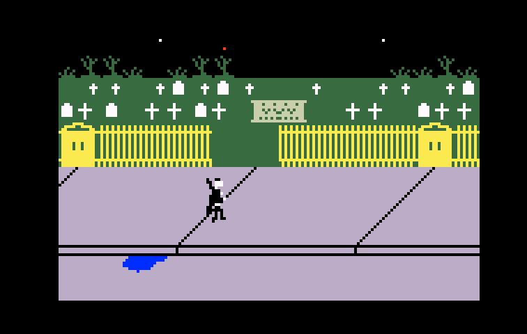 Dracula Intellivision Screenshot: Game start.