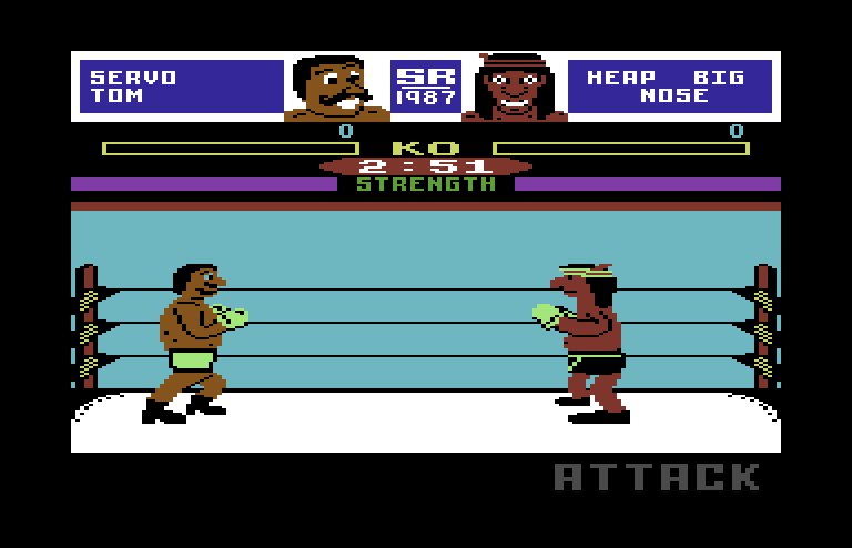 World Cup Soccer Commodore 64 Screenshot: Let's begin!