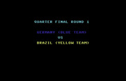 World Cup Soccer for Commodore 64 - Ready to begin?