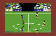 World Cup Soccer for Commodore 64 - Game start.