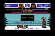 World Cup Soccer for Commodore 64 - Game over.