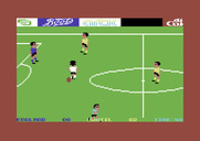 World Cup Soccer for Commodore 64 - Game in progress...