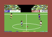 World Cup Soccer for Commodore 64 - Game start.