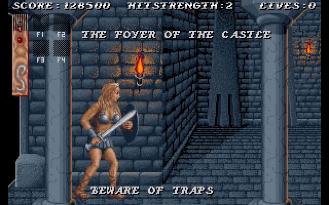 Sword of Sodan Amiga Screenshot: Beware of traps!