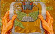 Sword of Sodan for Amiga - The world map.